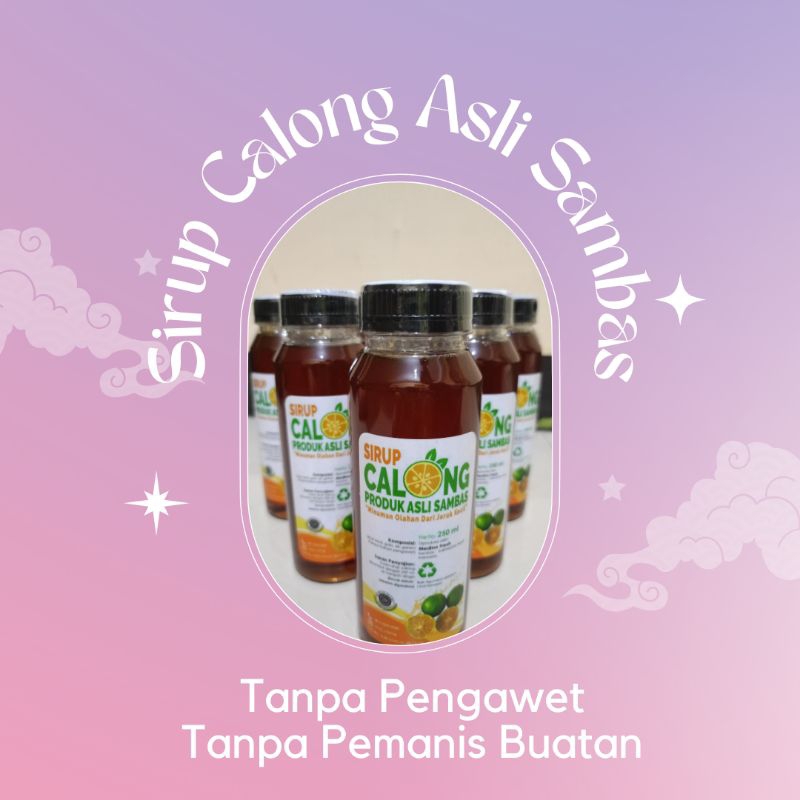 

sirup Calong asli sambas, oleh oleh khas kalbar