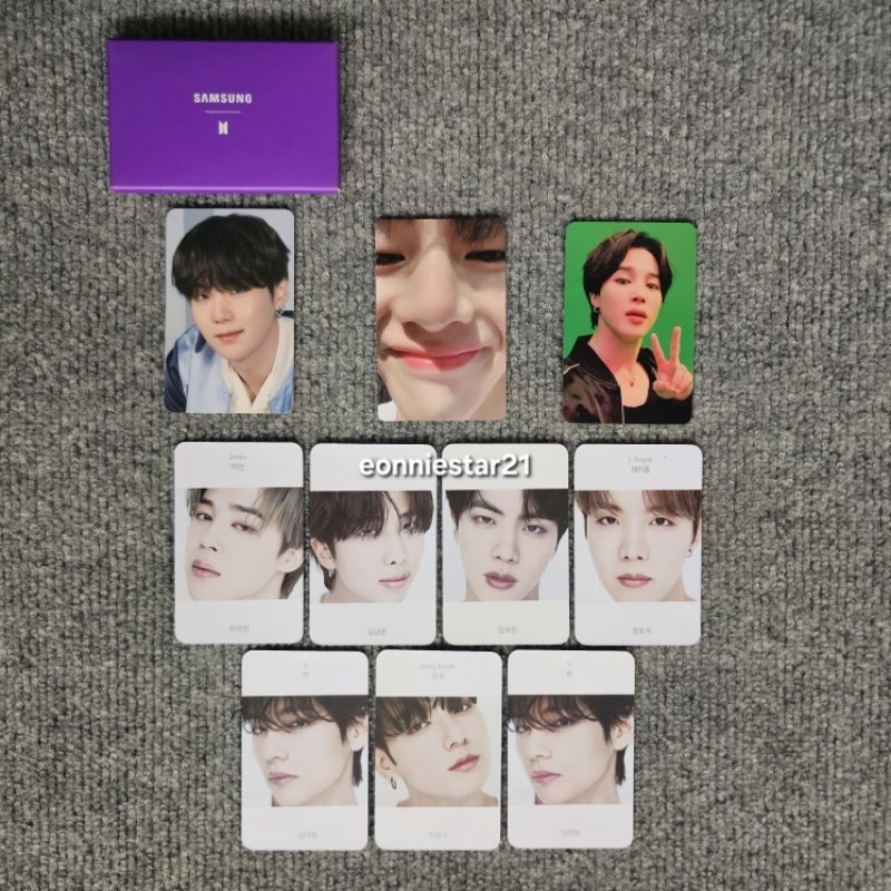[READY STOCK] Official Photocard Suga Samsung, Jimin Dicon 102, Tae Zoom, Beyond The Story
