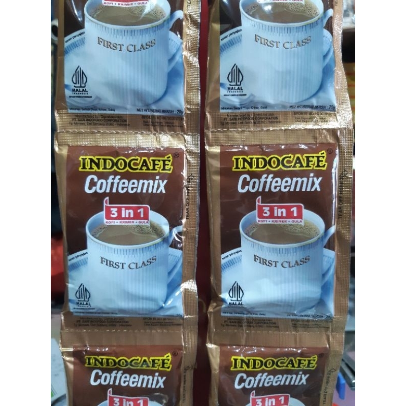 

Indocafe coffeemix 3 in 1 coffemix renceng isi 10