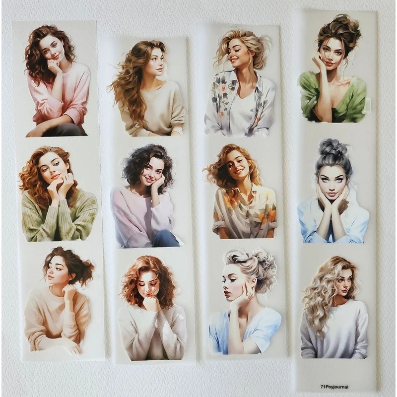 

71Poysjournal Sweetest Girl PET Tape Sticker - (Indonesian Brand)