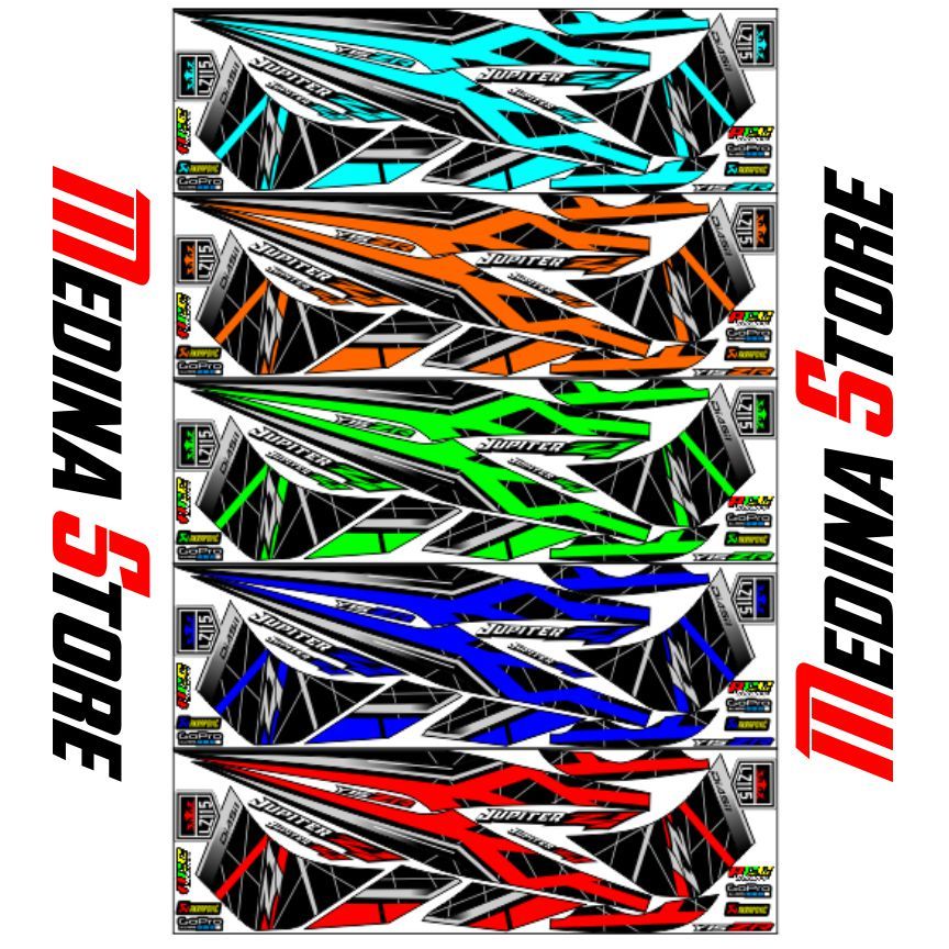 Striping Jupiter Z1 Mtif Malaysia/Legenda Lz15/Motif Malaysia/Motif Thailand