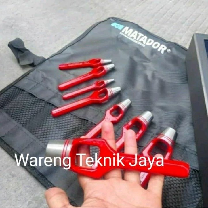

Hollow Punch Set 8 Pcs 3 - 25 Mm MATADOR Set Pembolong Gasket
