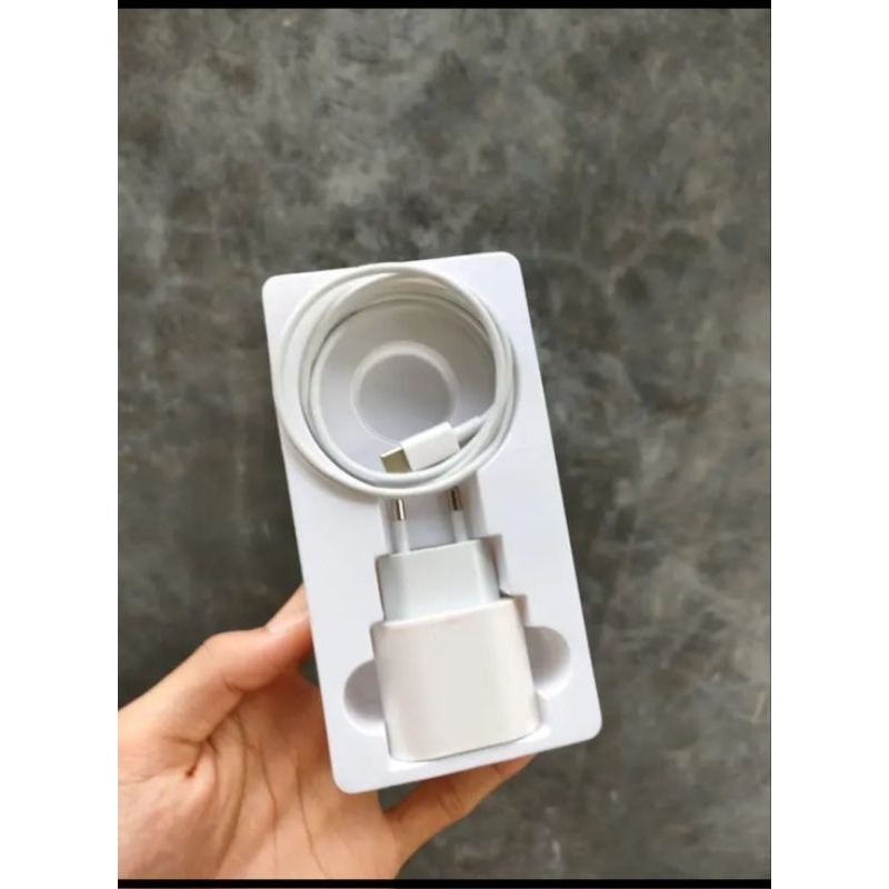 CHARGER IPHONE 20WATT ORIGINAL IPHONE X/XS/XR/XSMAX/11/12/13/14