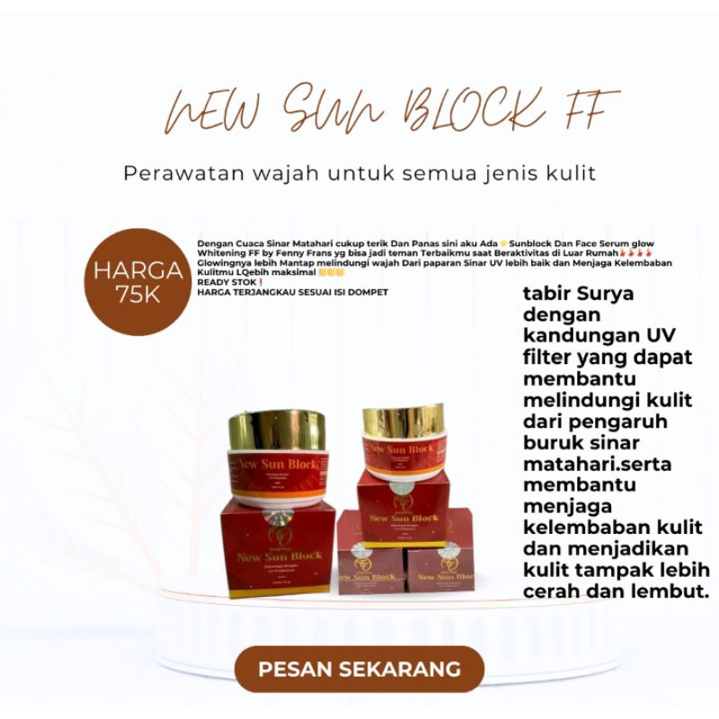 FENNY FRANS new SUNBLOCK FF