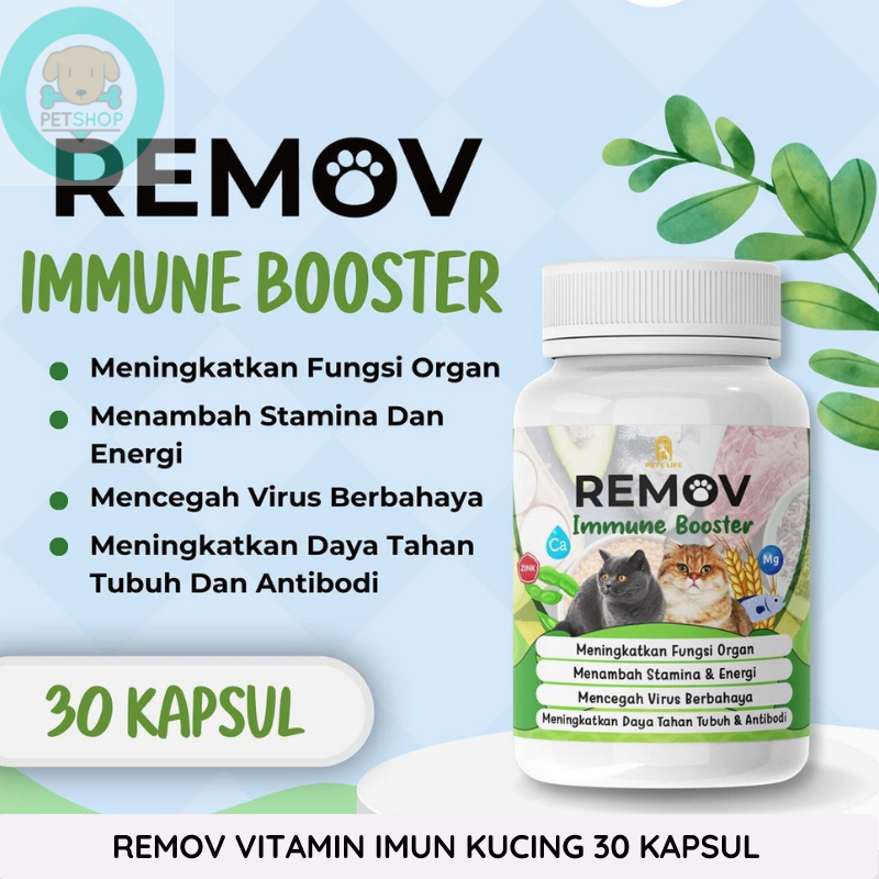 Vitamin Penambah Imunitas Kucing - Remov Immune Booster