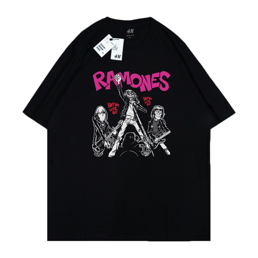 Kaos Musik Band Ramones Heyho Classic