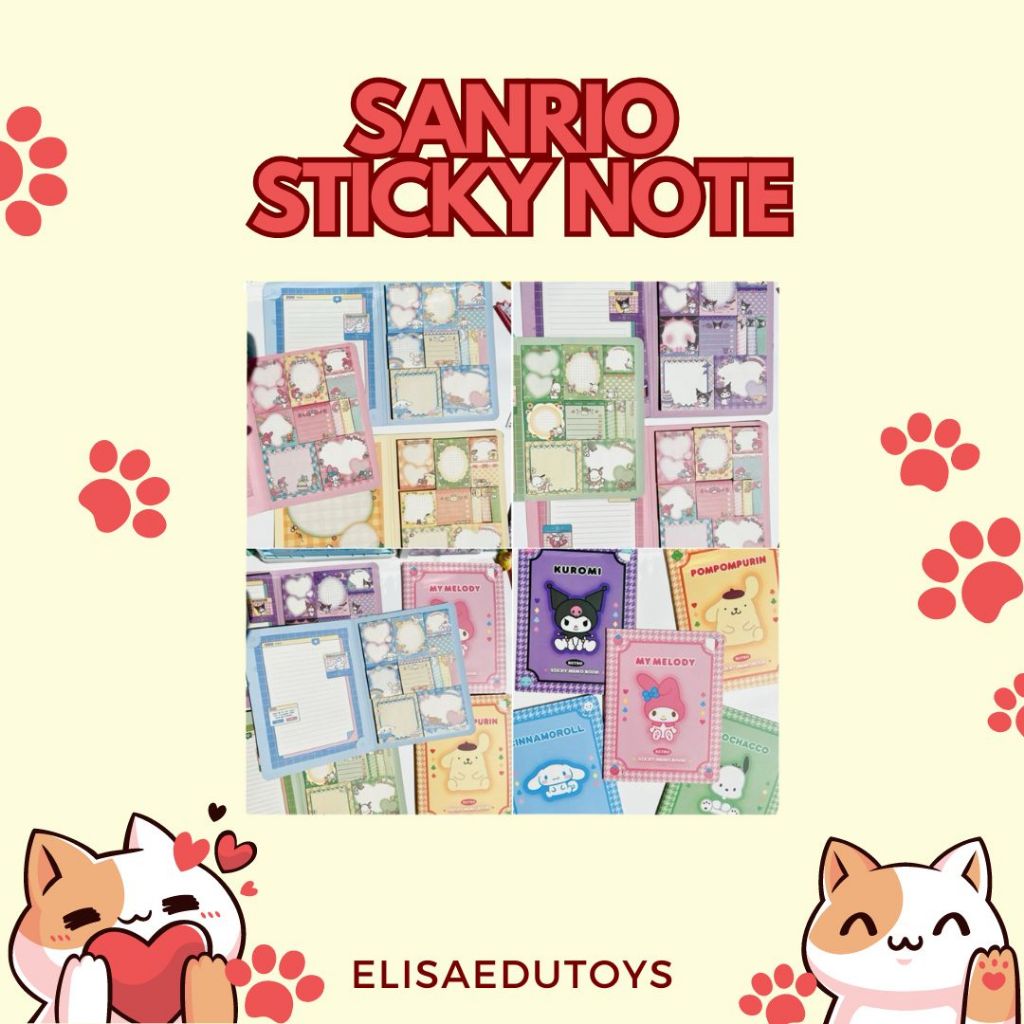 

sanrio sticky note kertas memo