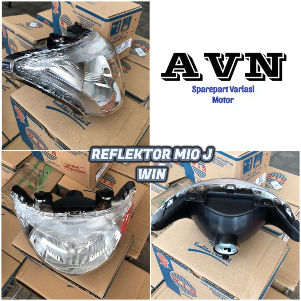 REFLEKTOR MIO J WIN || REFLEKTOR LAMPU DEPAN MIO J MERK WIN || HEADLAMP MIO J