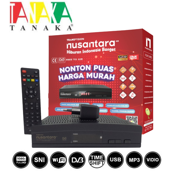 Receiver Tv Parabola Tanaka Transvision Nusantara Merdeka KU BAND