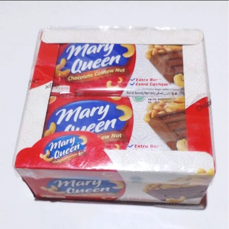 

Mary queen milk chocolate bar box 12 x 20gr