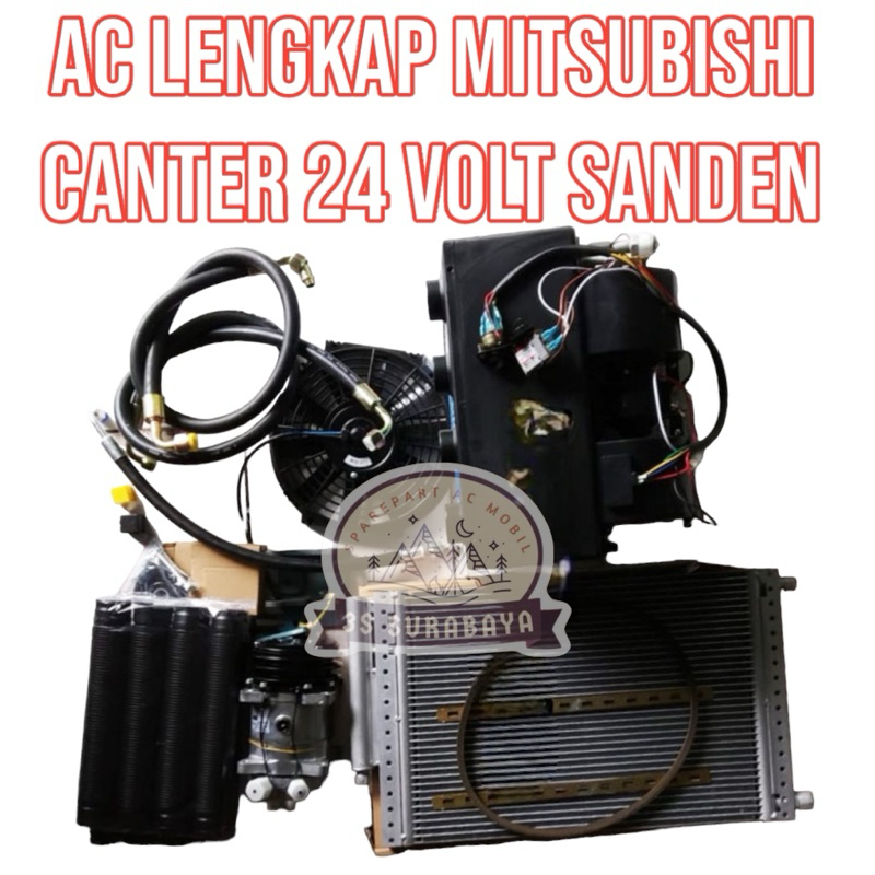Unit Ac Canter Mitsubishi Pasang Sanden 24 Volt Ac Mobil Ac Truk Lengkap