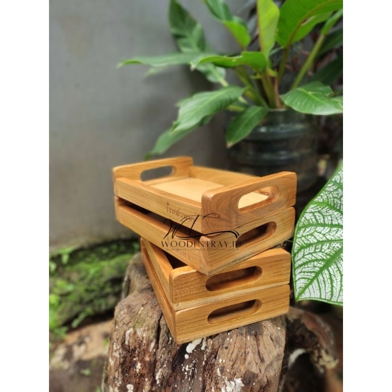 WOODEN TRAY / NAMPAN KAYU / NAMPAN / KOTAK HANTARAN / KOTAK SESERAHAN / HANTARAN KAYU / HANTARAN SES