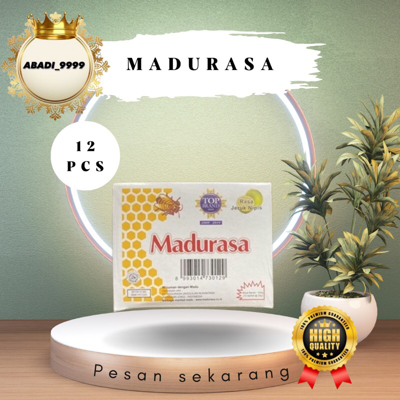 

Madurasa Sachet Isi 12 - Rasa Jeruk Nipis