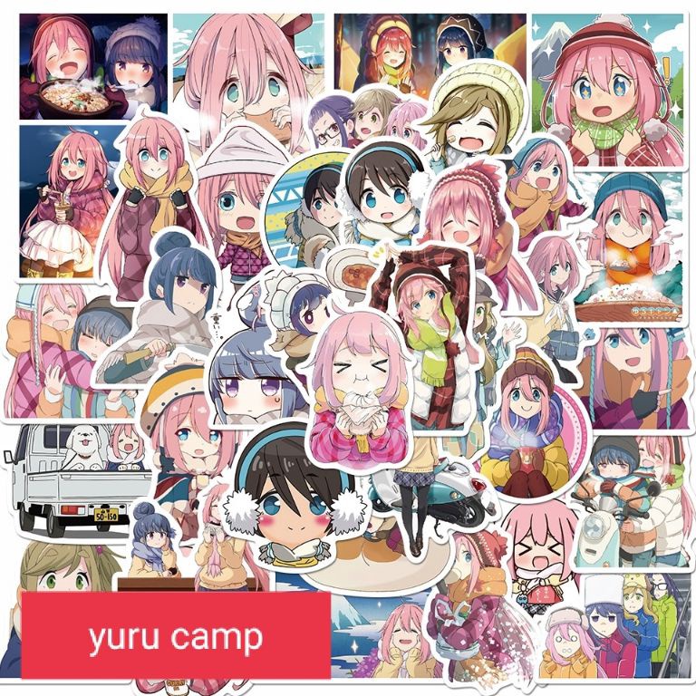 

ijual Stiker anime yuru amp vinylrm tahan air FKV