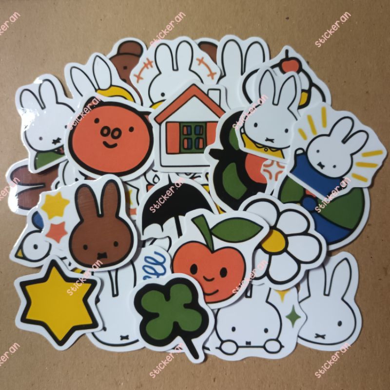 

Sticker Miffy 40 pcs for Planner/ Scrapbook/ BuJo/ Journal/ DIY