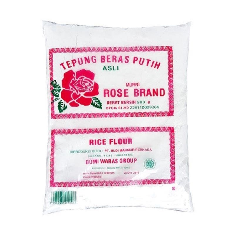 

TEPUNG BERAS PUTIH ROSE BRAND 500 GRAM