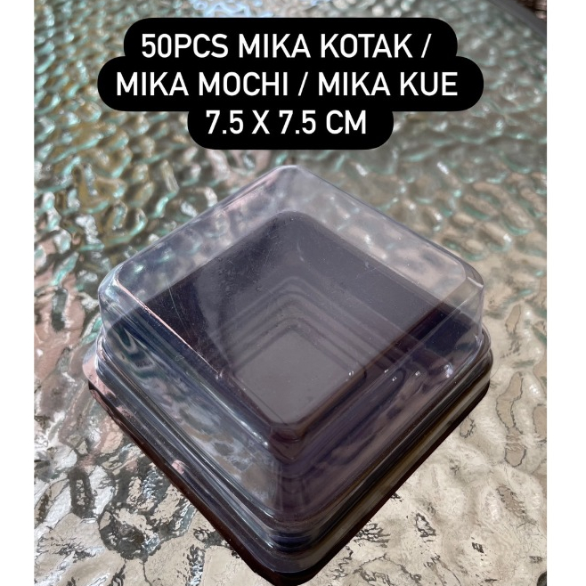 50pcs Mika Kotak Mochi / Mika Kue / Mika Pudding
