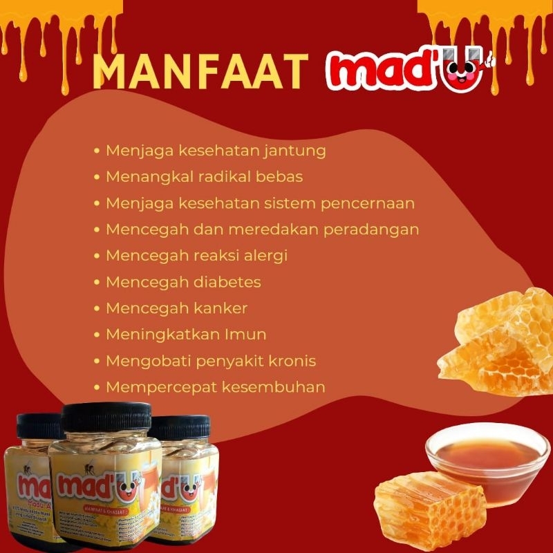 

Kampung Tengah - mad'U Madu 200ml Meredakan sakit tenggorokan, flu dan batuk Madu Akasia Murni Sudah di Ruqyah Herbal Alami