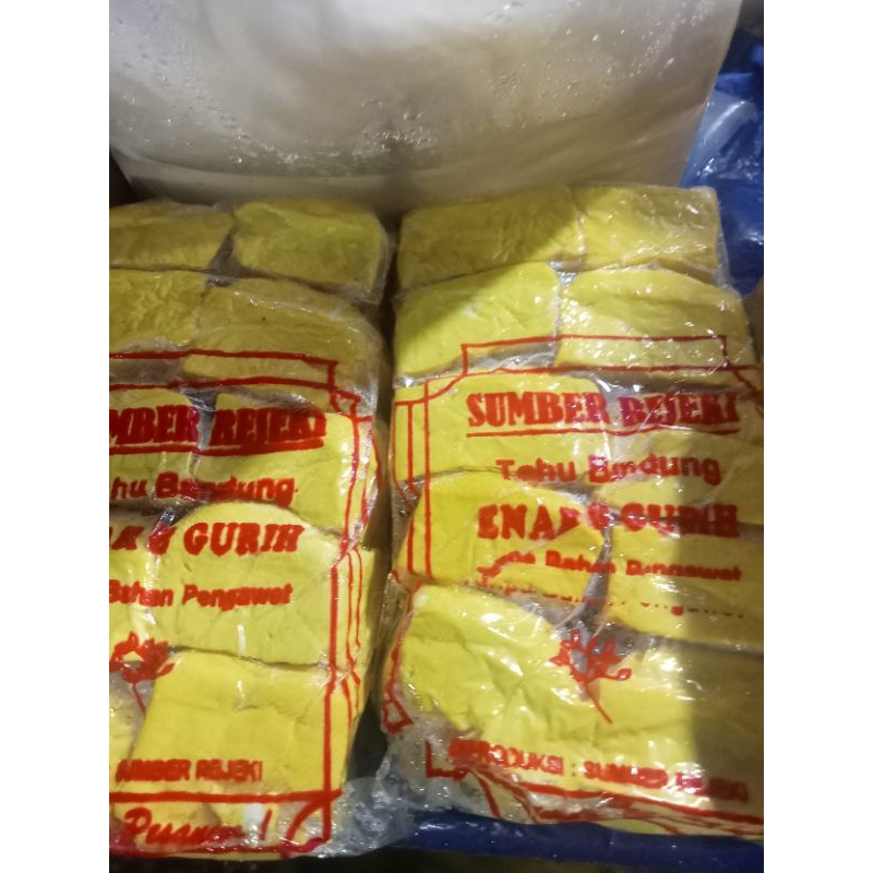 

tahu kuning bandung 1 bungkus isi 10 9000