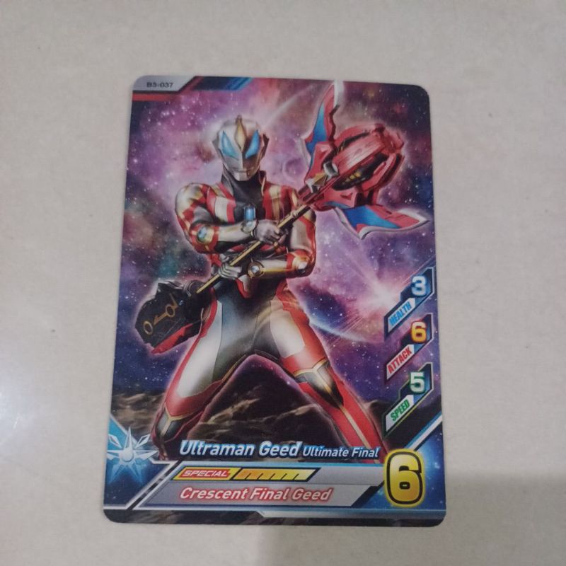 Kartu Ultraman Fusion Fight ( Ultraman Geed Ultimate Final)