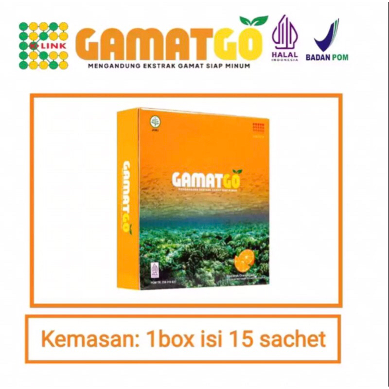 GAMAT GO ORIGINAL isi 15 Sachet GAMAT GO K-LINK GAMAT GO EKSTRAK EMULSION GAMAT GO TERBARU
