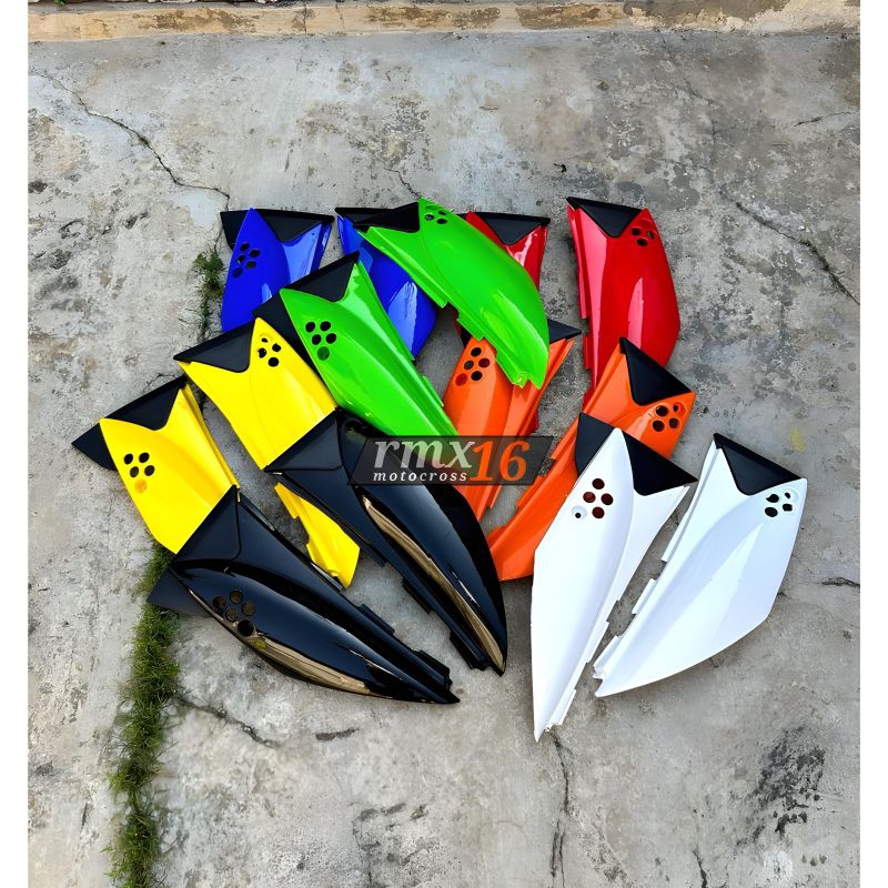 Side panel klx 150 old sayap jok klx 150 cover body klx 150 / dtracker old sayap belakang klx 150 s 