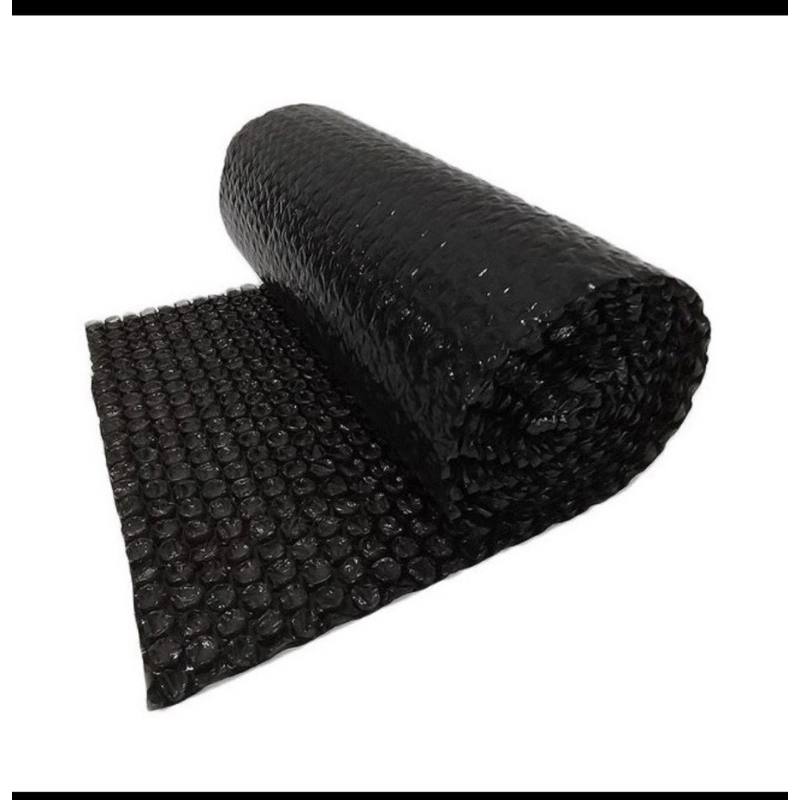 

Bubble Wrap meteran 1 meter x 125cm warna Hitam