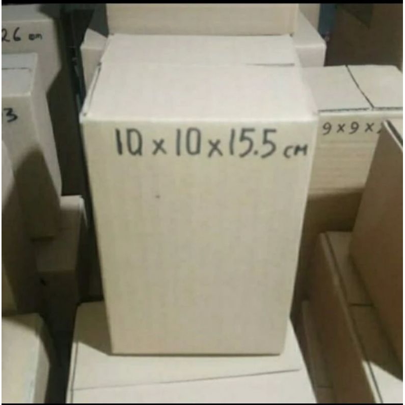 

Kardus box packing ukuran 10×10×15,5 cm