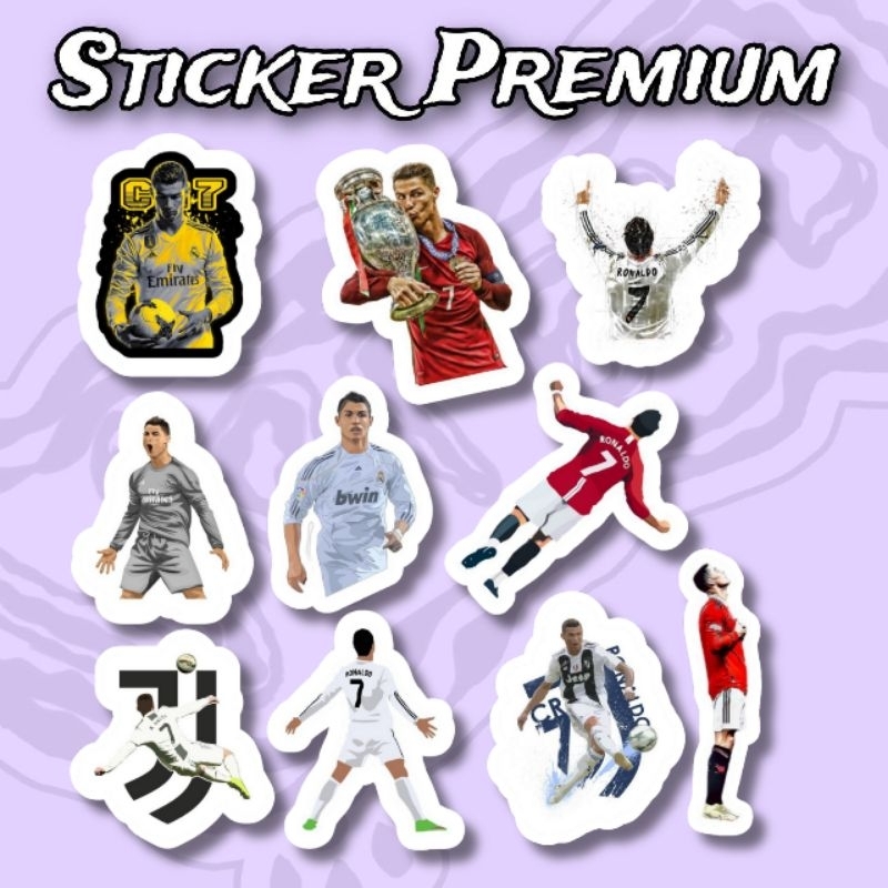 

Sticker Ronaldo Pack 10pcs Premium Waterproof