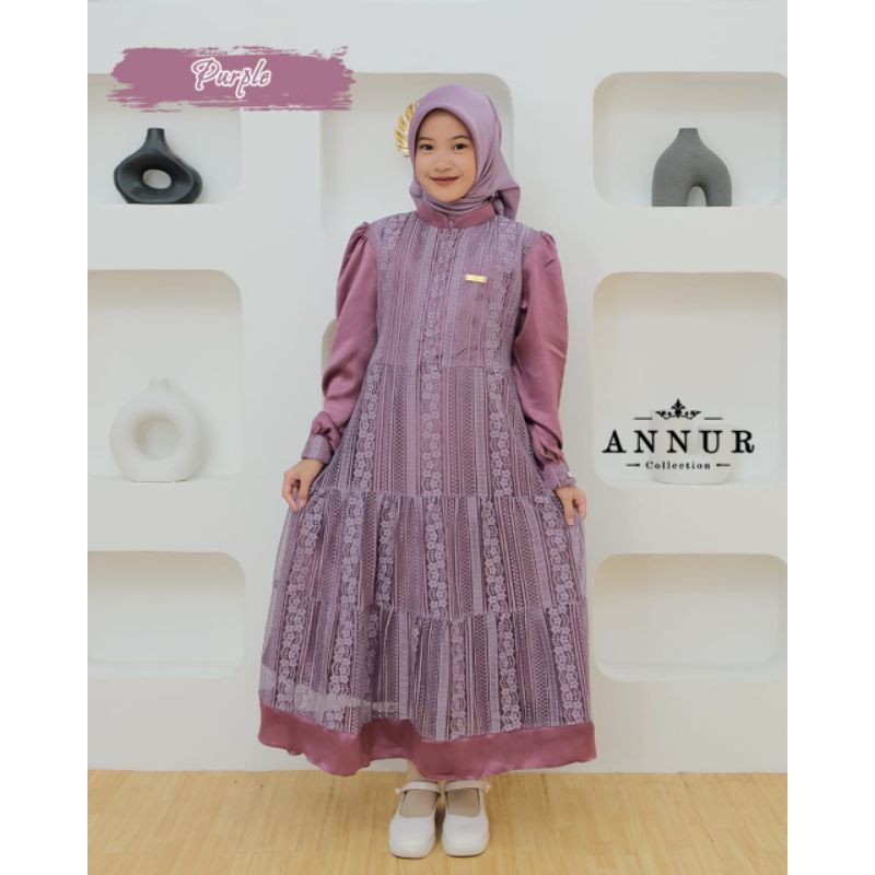 ELMIRA KIDS ORY AN NUR COLLECTION/GAMIS ELMIRA ANAK BY AN NUR/GAMIS BRUKAT ANAK