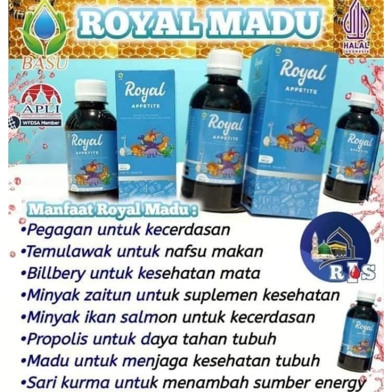 

MADU ROYAL APPETITE BASU ORI BPOM 280GR