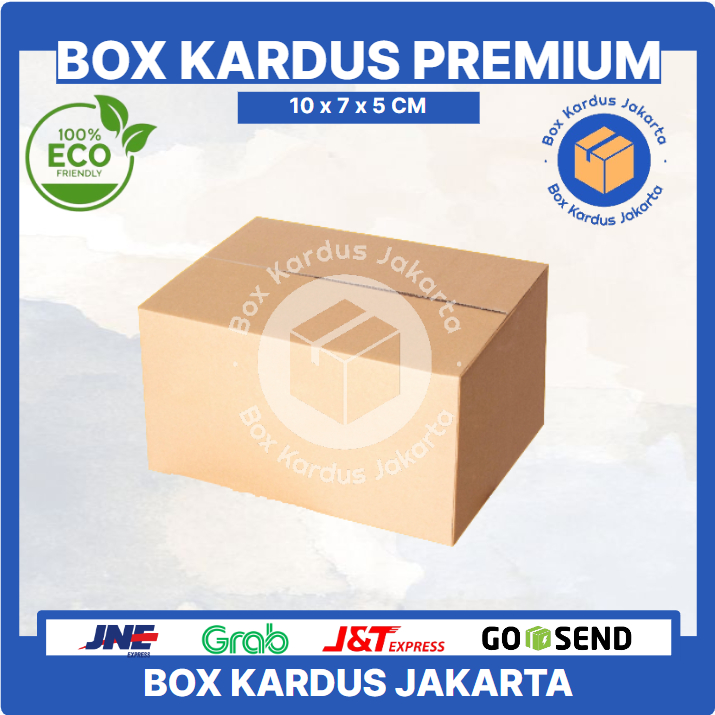 

KARDUS BOX JAKARTA POLOS Uk. 10x7x5 CM