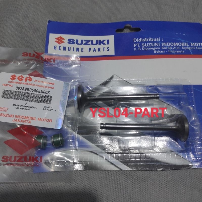 KLEP SET PLUS SIL KLEP SUZUKI SMASH 110 OLD SMASH 110 NEW ORI SGP