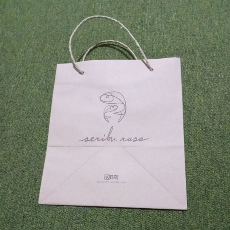 

PAPERBAG UK 24X22X19CM SERIBU RASA COKLAT