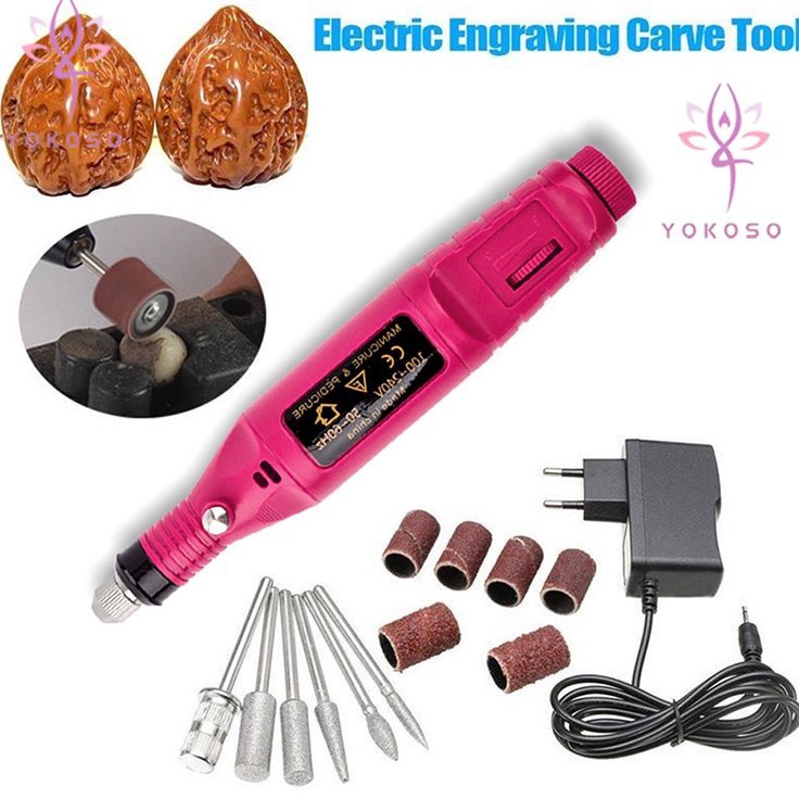 Bor Mini  Bor Mini Listrik  Drill Nail Art  Bor Kecil  Nail Drill  Alat Porting  Kikir Gigi Listrik 