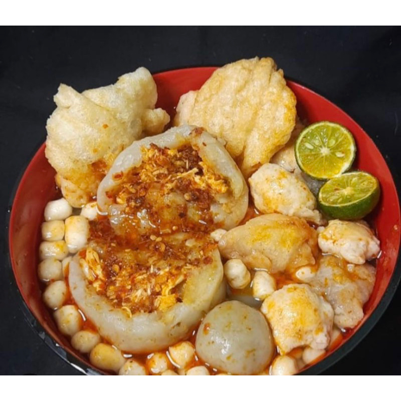 

Boci isi ayam suwir pedas