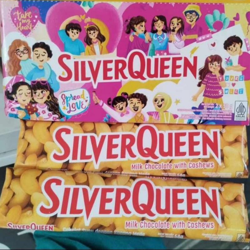 

Cokelat Coklat Silver Queen Isi 2 batang