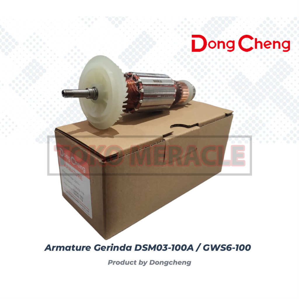 [ARMATURE] Dongcheng Armature DSM03-100A - Angker Rotor Mesin Gerinda 4" SUMO SX7525 GWS6-100