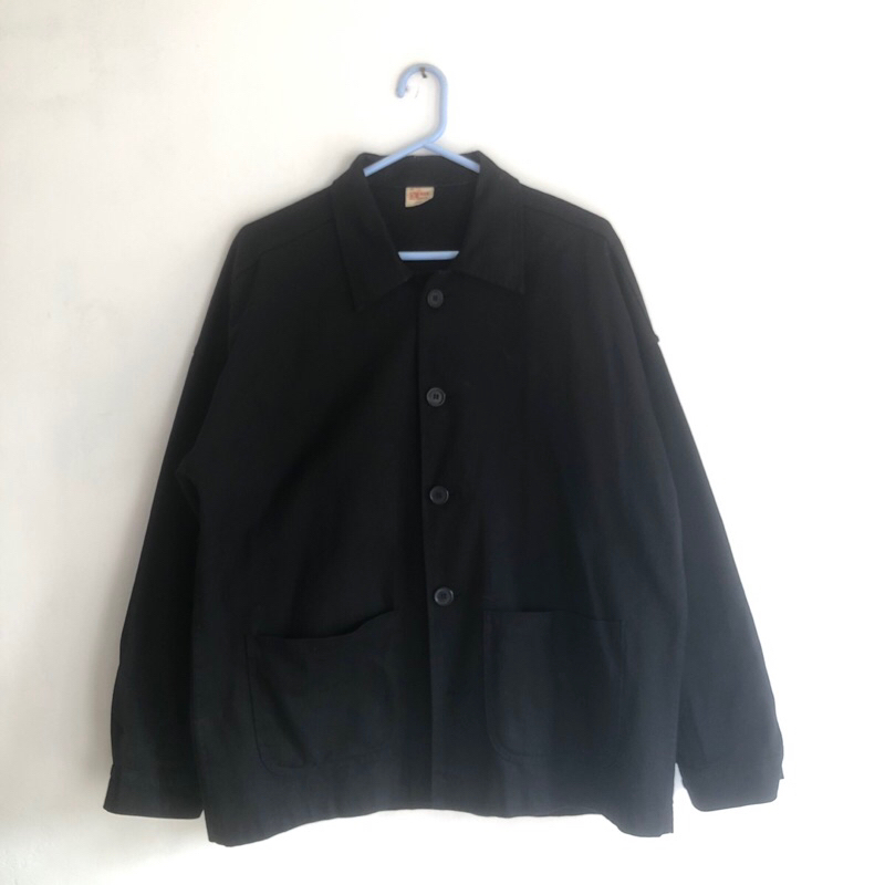 Chore Jacket Cracker Black casual jaket canvas