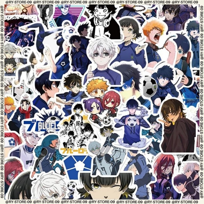 

Stiker - Stiker Custom - Stiker Blue Lock - Bisa Custom Gambar Sendiri - Sticker Pack Blue Lock 40 Pcs