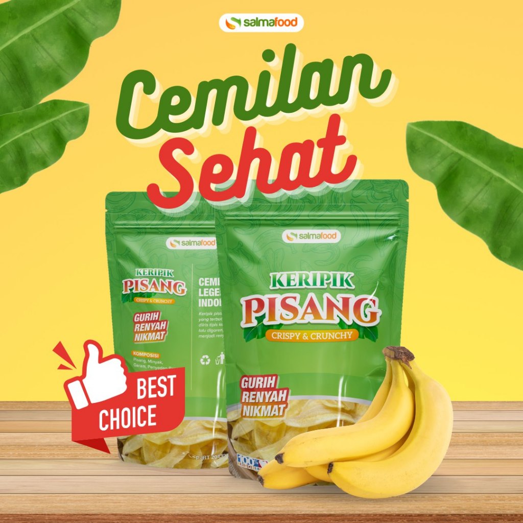 

Keripik Pisang Salma Food - Renyah Gurih & Nikmat 100% Homemade