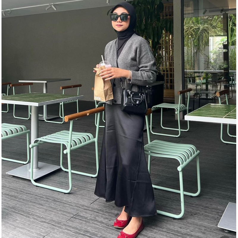 Rok satin / Mermaid Satin Skirt / Rok Duyung Satin / Satin silk