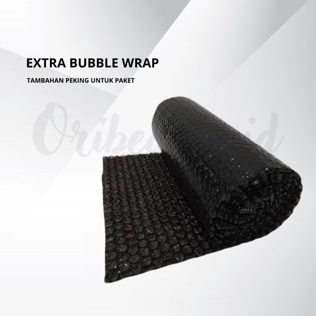 

TAMBAHAN BUBBLE WRAP / EXTRA BUBBLE WRAP HITAM / PLASTIK GELEMBUNG / PLASTIK BUNGKUS