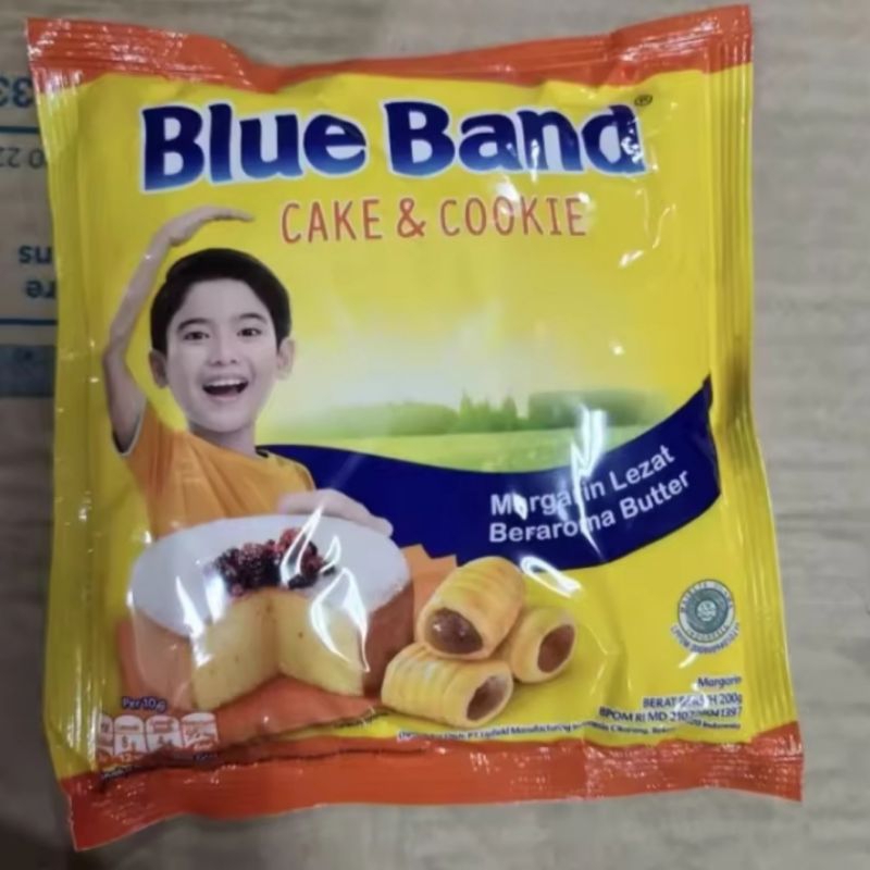 

mentega blue band 200gr - margarin blue band cake & cookie 200gr