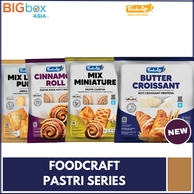 

Foodcraft Kue Pastri Aneka Rasa Series Croissant Campur Cinnamon Roll Local Cita Rasa Nusantara