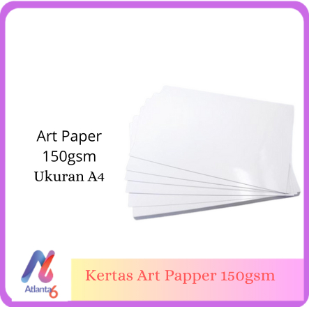 

Kertas Art Paper 150gsm A4 (Minimal 5 Lembar)