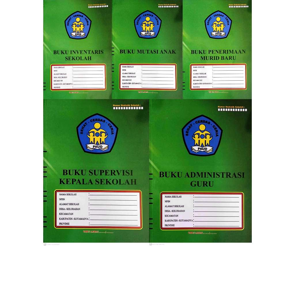 Buku Administrasi Guru TK/PAUD