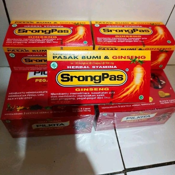 

( 20 Sachet ) Psak Bumi & Ginseng Strong Pas Srongpas