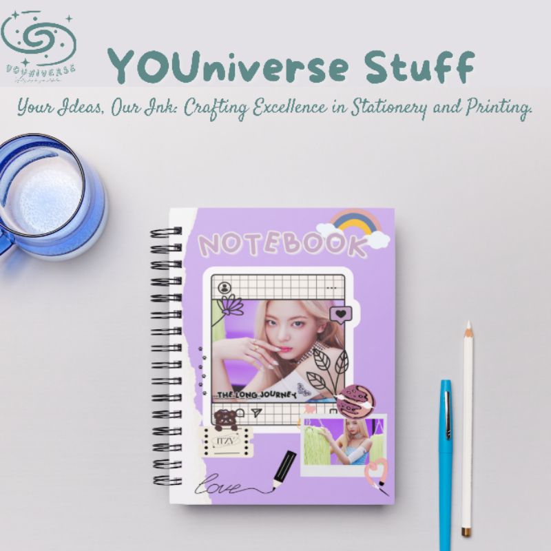 

Notebook Spiral A5 Notebook ITZY 'Kill My Doubt'/Jurnal Book/K-Pop Notebook