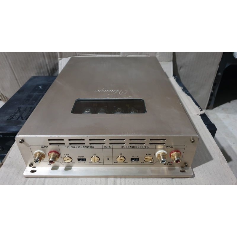 Power amplifier mobil 4channel vaccum tube t8 lm audio